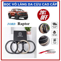 BỌC VÔ LĂNG Ô TÔ FORD Raptor CHẤT LIỆU  BẰNG DA CỪU 100% - hàng chính hãng siêu đẹp