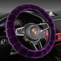 Bọc vô lăng ô tô mùa đông len lông cừu bọc tay nắm phổ thông phù hợp với Volkswagen Sagitar Maiteng Langyi Bora Jetta boc vo lang oto giá bọc vô lăng sparco