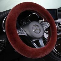 Bọc vô lăng ô tô mùa đông hippocampus sang trọng 323 M3 M5 M6 Mazda Ruiyi Artz Familia khâu da vô lăng bọc vô lăng da bò khâu tay