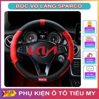 Bọc Vô Lăng Ô Tô SPARCO KIA Morning, Cerato, K3, Seltos, Sedona, Sorento, Solut, Chất Liệu Dày Dặn