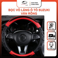 Bọc vô lăng ô tô suzuki-XL7,ERTIGA,SWIFT,Ciaz,Vitara,Celerio-bọc vô lăng vân rồng da phối carbon cao cấp