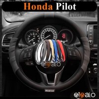 Bọc vô lăng sparco dành cho xe Honda Pilot da PU cao cấp - Màu đen đỏ kem nâu xám xanh