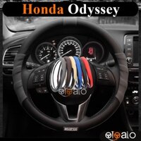 Bọc vô lăng sparco dành cho xe Honda Odyssey da PU cao cấp - Màu đen đỏ kem nâu xám xanh