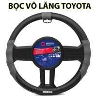 Bọc vô lăng TOYOTA Vios, Innova, Fortuner, Camry, Altis, Yaris, Land Cruise, Hilux, Avalon, Avanza, Rush size 38cm - SPC