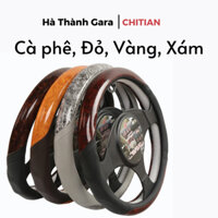 Bọc vô lăng vân Gỗ Da xịn Carbon Camry Fortuner CRV Altis Cross Vios Outlander City Xpander Innova