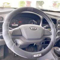 Bọc vô lăng xe van, xe tải nhỏ dưới 1 tấn, Kia K200 K250 chất liệu da PU kết hợp cao su non sparco size 38cm