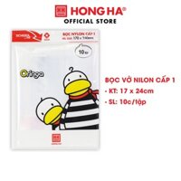 Bọc vở nilon cấp I Hồng Hà - 3245 1 tập 10 chiếc