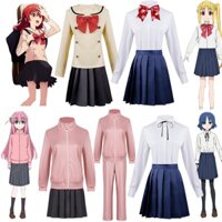 Bocchi the Rock Cosplay Costume Hitori Gotoh JK Uniform Ryo Yamada Ikuyo Kita Nijika Ijichi School Sailor Girls Women Hot Anime Halloween Costumes