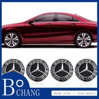 Bochang Set 4 Nắp Đậy Trục Bánh Xe Hơi 75mm In logo mercedes benz