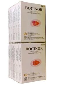 Bocinor Levonogestrel 1.5mg tránh thai cọc 10 hộp x 1 viên nén Ba Đình