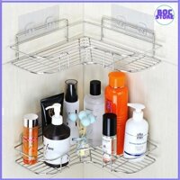 [Bocstore] Kệ Góc Nhà Tắm Inox sáng bóng không rỉ sét lắp đặt dán tường siêu chắc