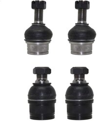 Bodeman - 4PC Front Upper & Lower Ball Joints for 94-99 Dodge Ram 2500 3500/ for 99-18 Ford F-250 F-350 Super Duty, 00-05 Excursion, 92-97 F-350-4W...