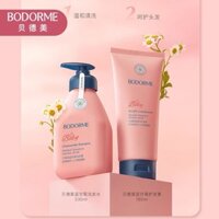 Bodorme  Keratin Dầu gội đầu cho trẻ em cho trẻ em Dầu xả tóc 3 tuổi - 15 tuổi dầu gội axit amin miễn phí silicone Sữa cơ thể