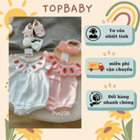 body bé gái kèm turban vải xô muslin (3-`12kg), Bộ Đồ liền thân bé gái,quần áo bé gái sơ sinh.