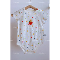 Body chip cotton mềm mát Agabang thêu sticker ở ngực[size 80]
