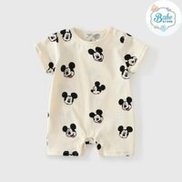 Body  cotton trắng chuột mickey
