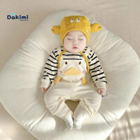 Body dài tay cho bé gái bé trai Hình Thú đáng yêu, Bodysuit cho bé chất lót lông mềm mịn, Bộ liền quần cho bé từ 3-12kg
