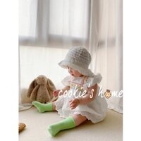 Body đầm trắng hàn quốc cotton cánh tiên cho bé sơ sinh đầy tháng thôi nôi chụp studio