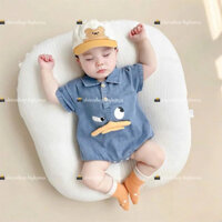 Body denim mỏ vịt cho em bé Trai Gái 3 - 11kg Shiroshop