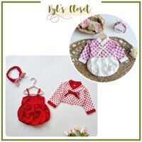 Body Hanbok Bé Gái 3-12kg Chất Thô Đũi Phối Ren [B046]