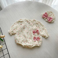 Body hoa nhí cổ tàu kèm mũ