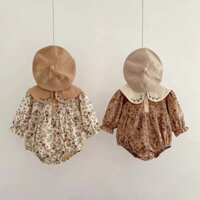 Body hoa nhí thêu cổ phong cách vintage❤️Oder QCCC size 66-90