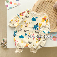 Body hoạ tiết hình thú cho bé trai và bé gái 3-12kg HÀNG ĐẸP LOẠI 1 body dài tay cho bé bodysuit cho bé