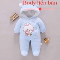 Body liền bàn và body không liền bàn cho bé