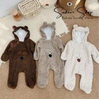 Body liền tất lông cừu Mompa cho bé