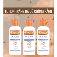 Body Lotion Có Chống Nắng SPF 30+ Kem Dưỡng Thể SÁNG Da, MỜ THÂM x4 Gluta C Kojic Plus+