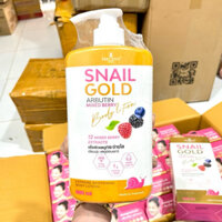 Body lotion snail gold Arbutine mix berry 500ml chính hãng