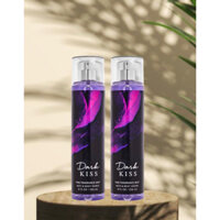 Body mist DARK KISS - xịt khử mùi toàn thân mùi Body Mist Bath And Body Works Mỹ 236ml