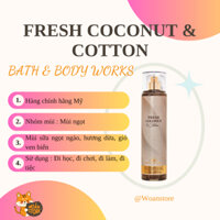 Body mist Fresh Coconut & Cotton Bath and Bodyworks