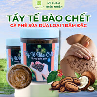 Body Scrub - Tẩy Tế Bào Chết Cafe Dừa Đường Nâu Hapuganic giảm mụn lưng sần sùi