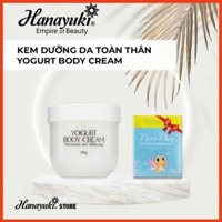 Body Sữa Chua Dưỡng Trắng Da Toàn Thân Hanayuki Tặng Kèm BVS Ban Ngày Hanayuki