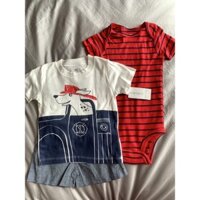 BODY SUIT + ÁO THUN + QUẦN SORT CARTERS BÉ TRAI 6-24 tháng