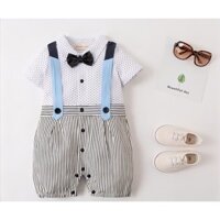 BODY SUIT CỔ NƠ BÉ TRAI
