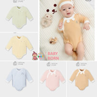 Bodychip dài tay La Pomme chất Petit mềm mịn, an toàn cho bé Baby Born shop