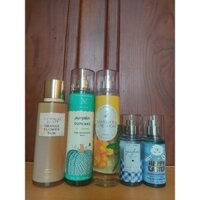 Bodymist Bath & Body works - Marigold & cane sugar, Pumpkin cupcake, Gingham, Happy Easter (full size/travel size)