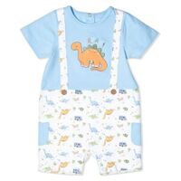 Bodysuit bé trai đùi Animo KK922054 (0-12M,Xanh)