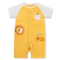 Bodysuit bé trai đùi bst roarrr Animo VD0825044 (0-12M, Vàng, NN02)