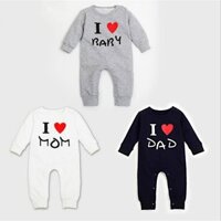 BODYSUIT - BỘ ÁO LIỀN QUẦN CHO BÉ - I LOVE BABY