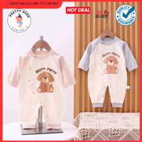 bodysuit cho bé , bộ Bodysuit dài tay chất vải Cotton mềm mịn có đủ size 16 tháng tuổi cho bé  BDD3