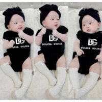 Bodysuit DG basic cộc tay cho bé trai , gái , đồ sơ sinh body chip trẻ em , Kid_genz