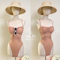 Bodysuit hai dây chất thun co dãn dưới 70 cân C0047