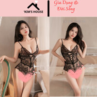 Bodysuit Sexy Đẹp Quyến Rũ Và Gợi Cảm,Set Đồ Ngủ Gợi Cảm, Set Áo Liền Quần Co Dãn Sexy, Váy Ngủ Có Mút Ngực Gợi Cảm T032