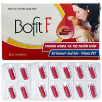 Bofit F, điều trị và dự phòng thiếu máu do thiếu sắt