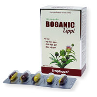 Boganic Lippi, hỗ trợ giải độc gan, hạ men gan, bảo vệ gan