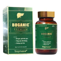 Boganic Premium Bổ gan mát gan lợi mật giải độc gan, hạ men gam tăng cường chức năng của gan