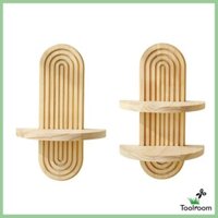 Boho Gỗ Treo Tường Treo Tường Thanh Lịch Lý Tưởng Quà Tặng Phao Kệ Trang Trí Cho Gia Đình Phòng Chơi Văn Phòng Ngày Lễ
